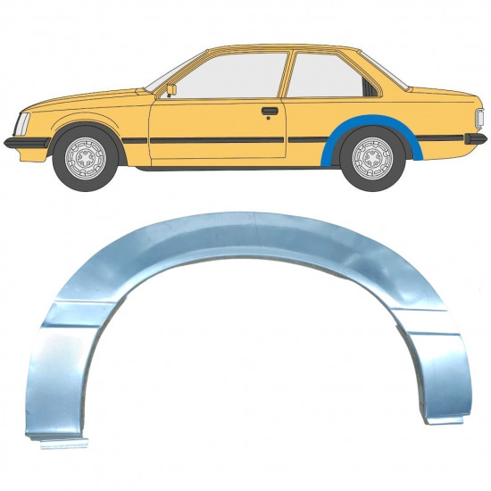 Hátsó sárvédő javító panel hoz Opel Rekord E 1977-1986 / Bal 11038