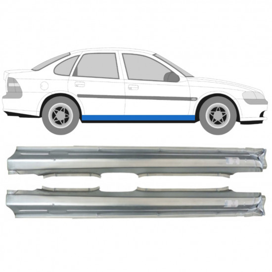 Küszöb javító panel hoz Opel Vectra 1995-2002 / Bal+Jobb / Készlet 9420