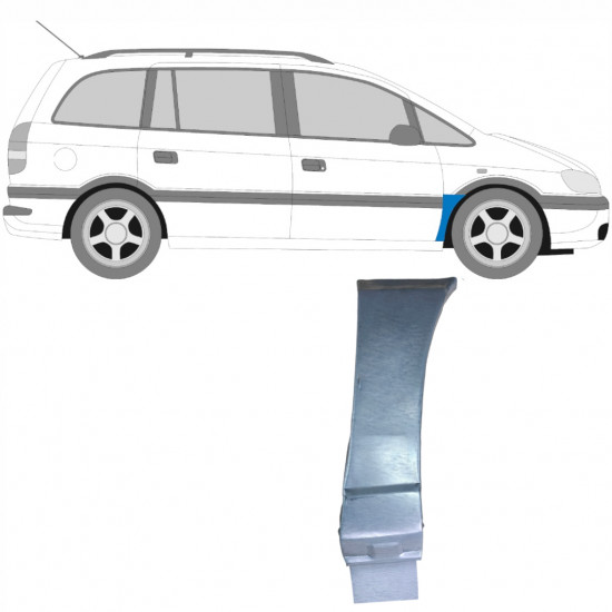 Első sárvédő javító panel hoz Opel Zafira 1999-2005 / Jobb 6094