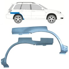 Hátsó sárvédő javító panel hoz Mitsubishi Outlander 2003-2007 / Bal+Jobb / Készlet 11539