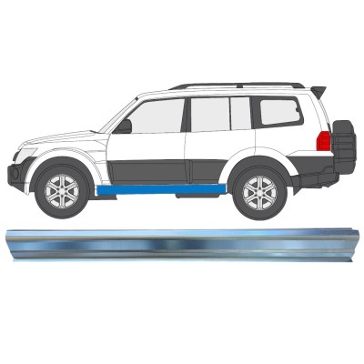 Küszöb javító panel hoz Mitsubishi Pajero 2006-2021 / Bal 16350