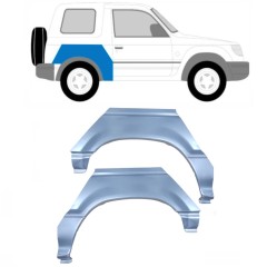 Hátsó sárvédő javító panel hoz Mitsubishi Pajero 1991-2001 / Bal+Jobb / Készlet 10668
