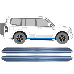 Küszöb javító panel hoz Mitsubishi Pajero 1999-2006 / Bal+Jobb / Készlet 11362