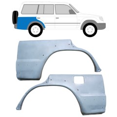 Hátsó sárvédő javító panel hoz Mitsubishi Pajero 1991-2001 / Bal+Jobb / Készlet 10402
