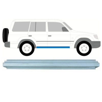 Küszöb javító panel hoz Mitsubishi Pajero 1991-2001 / Bal = Jobb (szimmetrikus) 15999