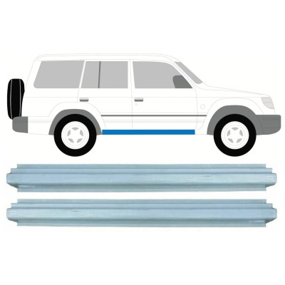 Küszöb javító panel hoz Mitsubishi Pajero 1991-2001 / Bal+Jobb / Készlet 16000