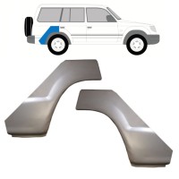 Hátsó sárvédő javító panel hoz Mitsubishi Pajero 1991-2001 / Bal+Jobb / Készlet 16151