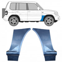 Első sárvédő javító panel hoz Mitsubishi Pajero Pinin 1998- / Bal+Jobb / Készlet 9298