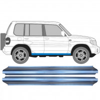 Küszöb javító panel hoz Mitsubishi Pajero Pinin 1998-2007 / Készlet 11363