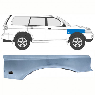 Első sárvédő javító panel hoz Mitsubishi Pajero Sport 1996-2008 / Jobb 8397