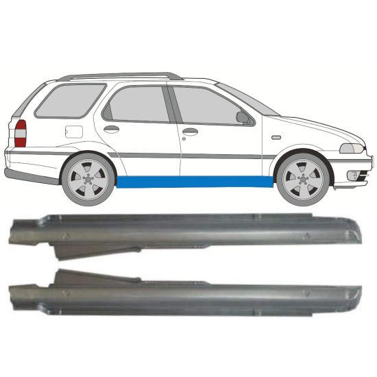Teljes küszöb hoz Fiat Palio Weekend 1997-2001 / Bal+Jobb / Készlet 9940