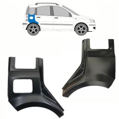 Hátsó sárvédő javító panel hoz Fiat Panda 2003-2012 / Bal+Jobb / Készlet 10753