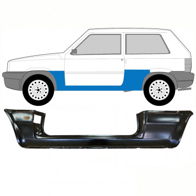 Küszöb javító panel hoz Fiat Panda 1980-2002 / Bal 10755