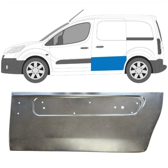 Tolóajtó javító panel hoz Peugeot Partner 2008-2018 / Bal 16623