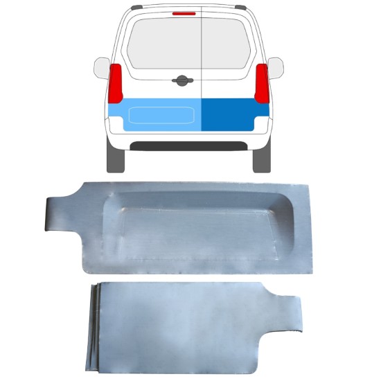 Hátsó ajtó javító panel hoz Citroen Berlingo 2008-2018 / Bal+Jobb 15213