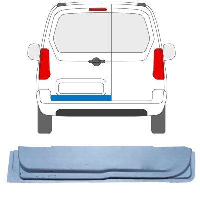 Belső hátsó ajtó javító panel hoz Citroen Berlingo 2008-2018 / Bal 16910