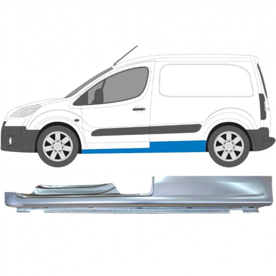 Teljes küszöb hoz Peugeot Partner C Berlingo 2008- / Bal 5409