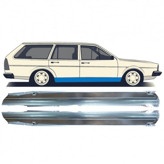 Küszöb javító panel hoz VW Passat B2 1980-1988 / Bal+Jobb / Készlet 9604