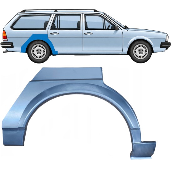 Hátsó sárvédő javító panel