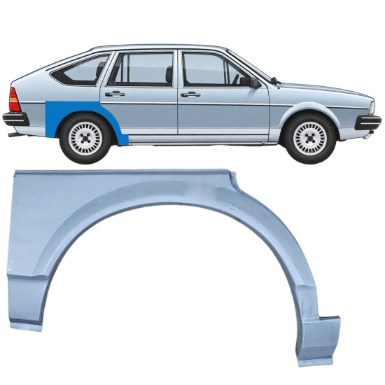 Hátsó sárvédő javító panel hoz Volkswagen Passat B2 1980-1988 / Jobb / SEDAN / HATCHBACK 8089