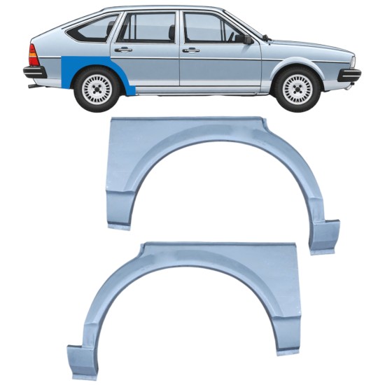 Hátsó sárvédő javító panel hoz Volkswagen Passat B2 1980-1988 / Bal+Jobb / SEDAN / HATCHBACK / Készlet 10472