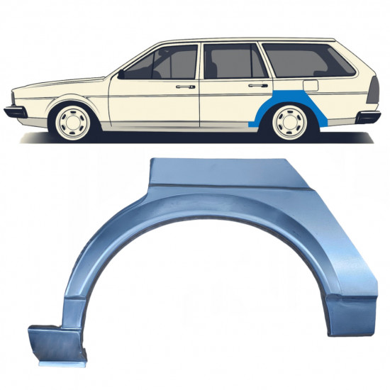 Hátsó sárvédő javító panel hoz VW Passat B2 1980-1988 / Bal 7111