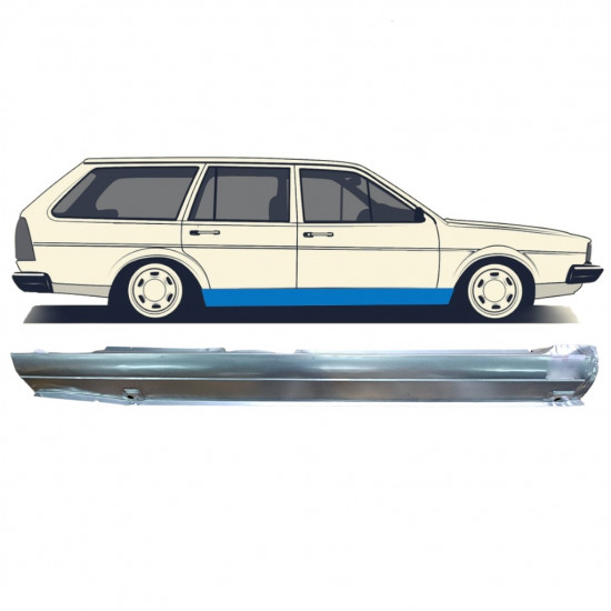 Küszöb javító panel hoz VW Passat B2 1980-1988 / Jobb 7108