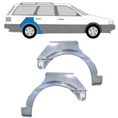 Hátsó sárvédő javító panel hoz Volkswagen Passat B3 1988-1993 / Bal+Jobb / COMBI / Készlet 14521