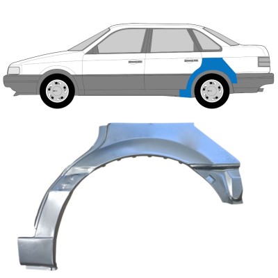 Hátsó sárvédő javító panel hoz Volkswagen Passat B3 1988-1993 / Bal / SEDAN 14517