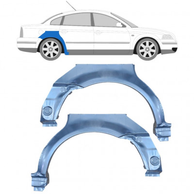 Hátsó sárvédő javító panel hoz VW Passat B5 1996-2005 / Bal+Jobb / Készlet 10407