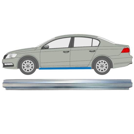 Küszöb javító panel hoz Volkswagen Passat B7 2010-2015 / Bal 16356
