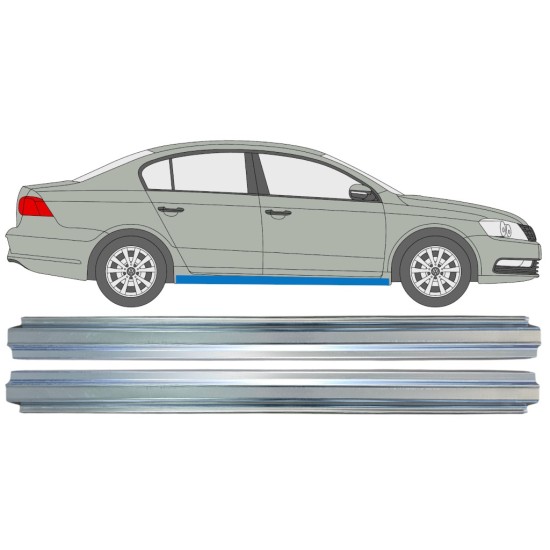 Küszöb javító panel hoz Volkswagen Passat B7 2010-2015 / Bal+Jobb / Készlet 16357