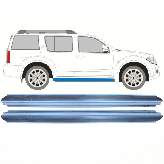 Küszöb javító panel hoz Nissan Pathfinder 2004-2013 / Bal = Jobb (szimmetrikus) / Készlet 10365