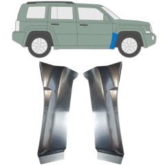 Első sárvédő javító panel hoz Jeep Patriot 2006- / Bal+Jobb / Készlet 11190