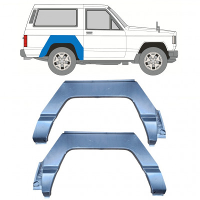 Hátsó sárvédő javító panel hoz Nissan Patrol 1979-1993 / Bal+Jobb / Készlet 10412