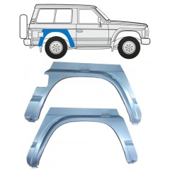 Hátsó sárvédő javító panel hoz Nissan Patrol Y60 GY60 1990-1997 / Bal+Jobb / Készlet 11530