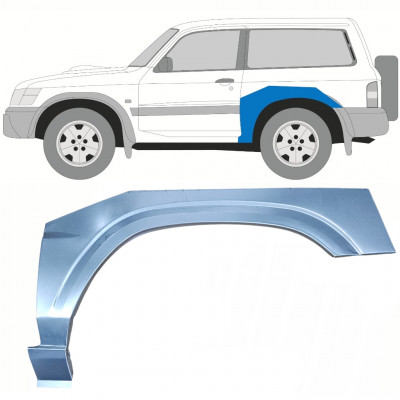 Hátsó sárvédő javító panel hoz Nissan Patrol 1997-2009 / Bal 10219