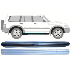 Belső és külső küszöb javító panel hoz Nissan Patrol Y61 GY61 1997-2009 / Bal = Jobb (szimmetrikus) / Készlet 10367