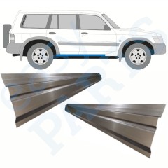 Belső küszöb javító panel hoz Nissan Patrol Y61 GY61 1997-2009 / Bal = Jobb (szimmetrikus) / Készlet 10366