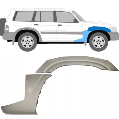 Első sárvédő javító panel hoz Nissan Patrol Y61 GY61 1997-2009 / Jobb / Készlet 10032