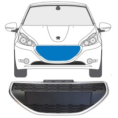 Hűtőrács hoz Peugeot 208 2012-2015 / Készlet 9810