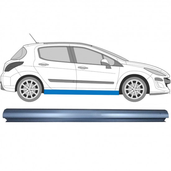 Küszöb javító panel hoz Peugeot 308 2007-2013 / Jobb 6950