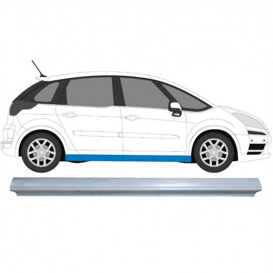 Küszöb javító panel hoz Citroen C4 Picasso 2006-2013 / Jobb 6448