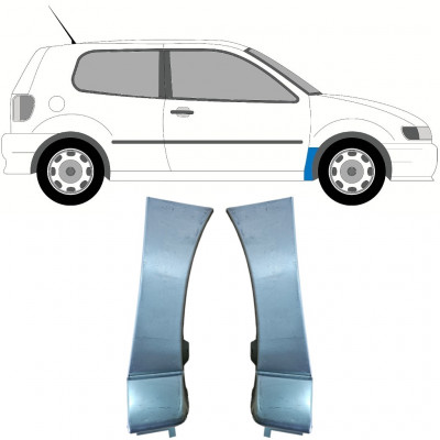 Első sárvédő javító panel hoz VW Polo 1994-1999 / Bal+Jobb / Készlet 10264