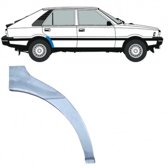 Hátsó sárvédő javító panel hoz FSO Polonez 1978-2002 / Jobb 12601