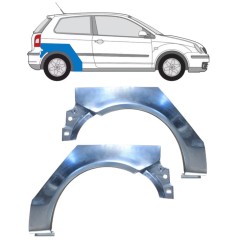 Hátsó sárvédő javító panel hoz Volkswagen Polo 2001-2009 / Bal+Jobb / Készlet 16261