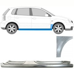 Teljes küszöb és első sárvédő javító panel hoz Volkswagen Polo 2001-2009 / Jobb / Készlet 8729