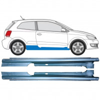 Teljes küszöb hoz Volkswagen Polo 2009-2017 / Bal+Jobb / Készlet 12861