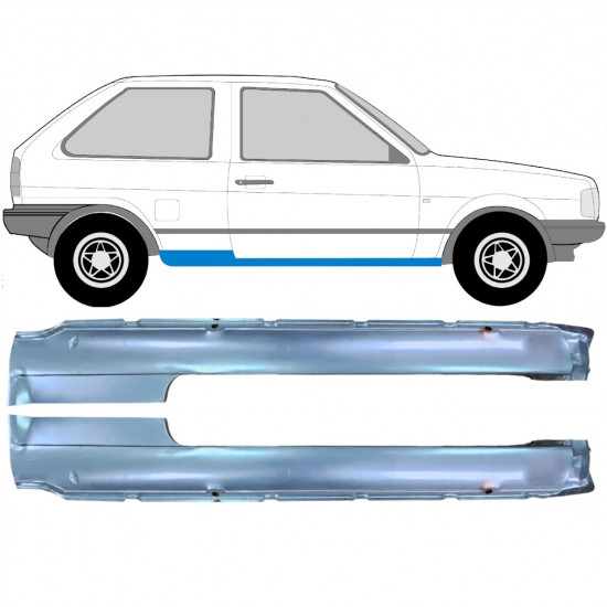 Küszöb javító panel hoz VW Polo 1981-1994 / Bal+Jobb / Készlet 10509