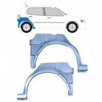 Alsó hátsó sárvédő javító panel hoz VW Polo 1994-1999 / Bal+Jobb / Készlet 10196